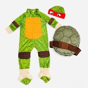 Rubies Teenage Mutant Ninja Turtles TMNT Raphael 3pc Halloween Cosplay Costume